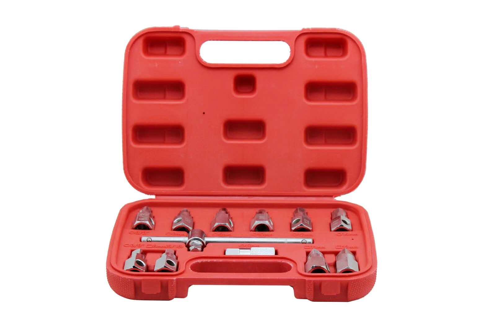 12PC Oil Drain Plug Sump Socket Tool Set