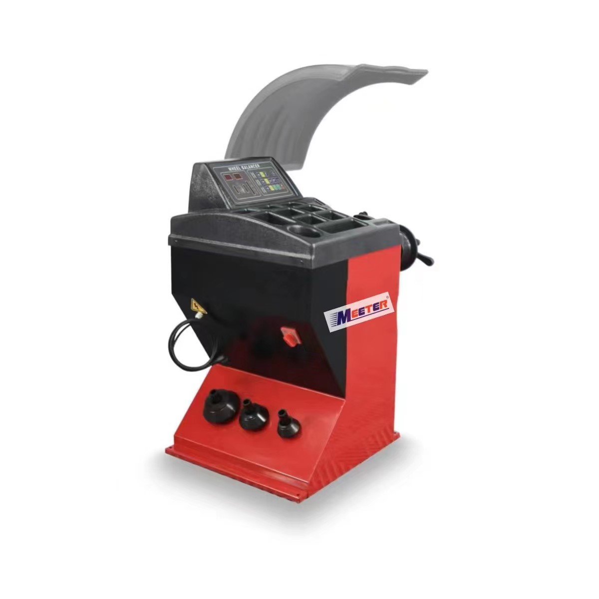 Tire balancing machine